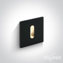Kallikomo lampa ścienna dekoracyjna 1W 3000K 50lm led dark light czarny